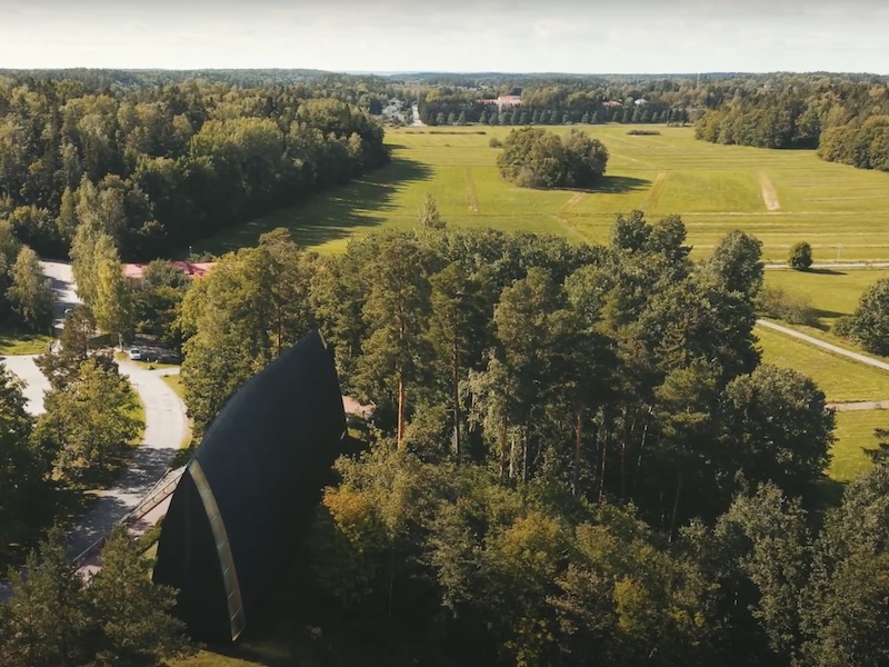 Ilmakuva Turun Taidekappelista